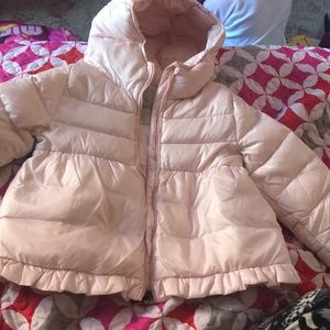 Light pink moncler baby jacket